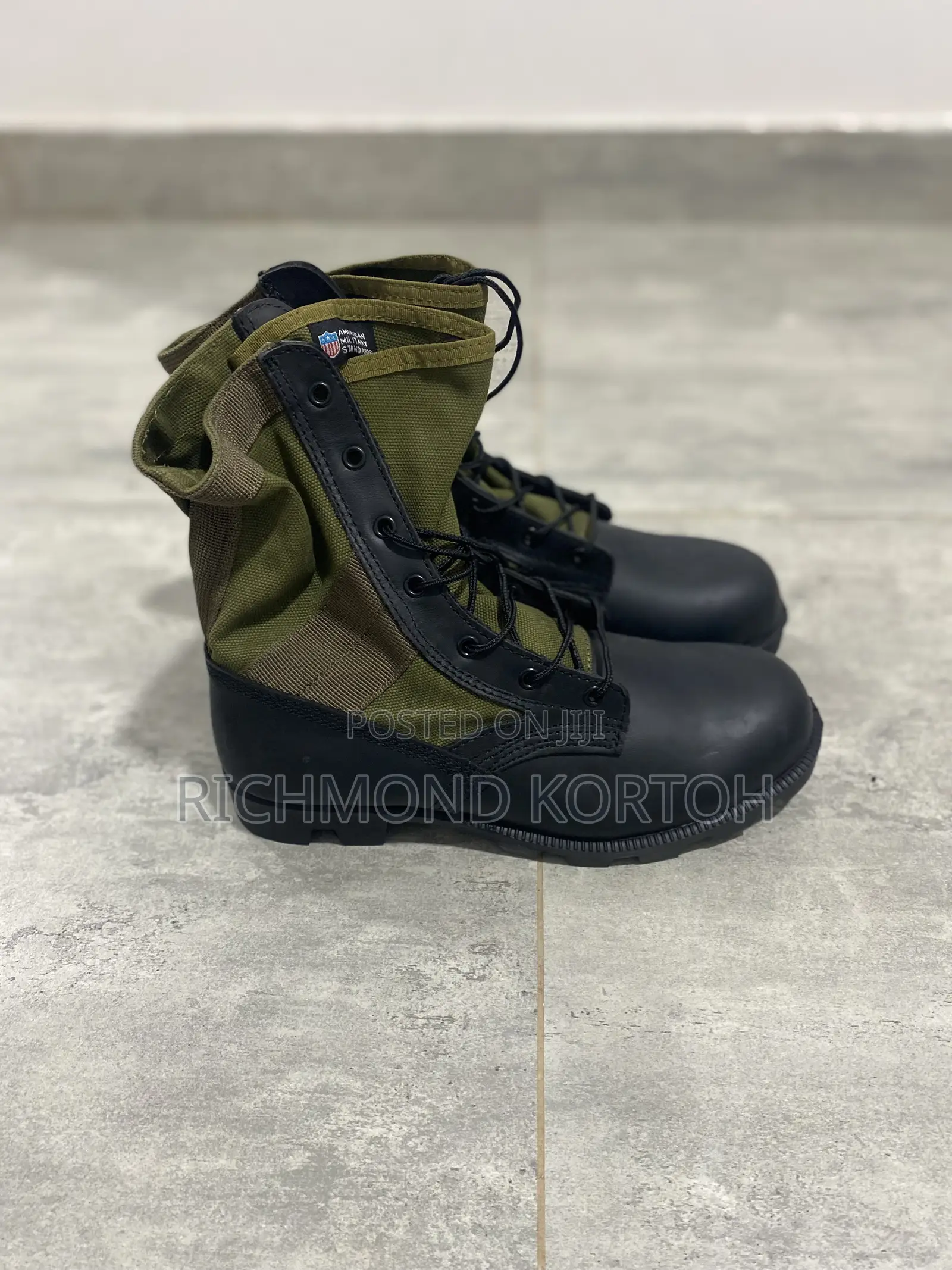 OD:30 ,Time to Rise Jungle Boot(9513bk - Black)
