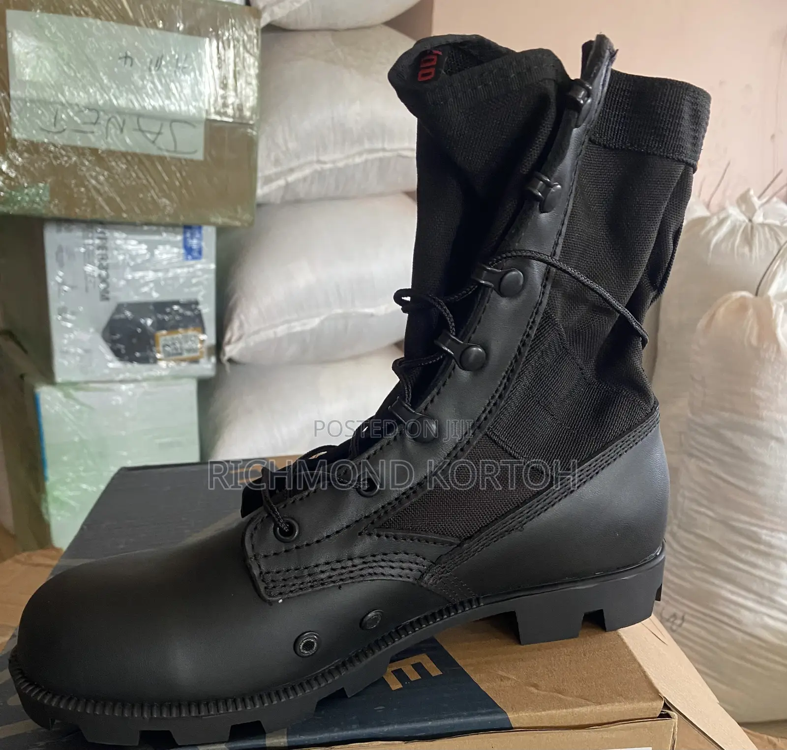 OD:30 ,Time to Rise Jungle Boot(9513bk - Black)