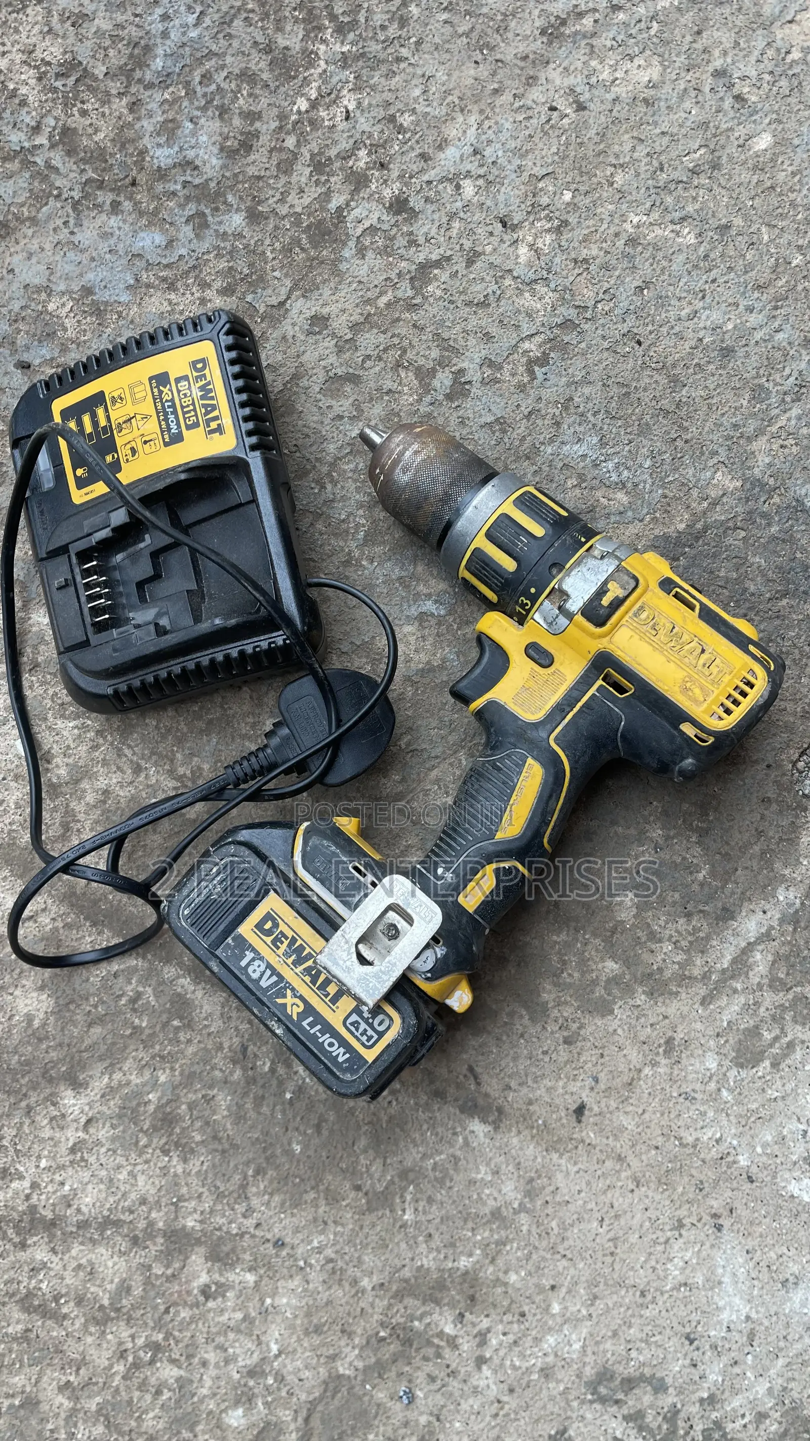 DeWalt 18V XR Brushless Combi/Hammer Drill UK Used