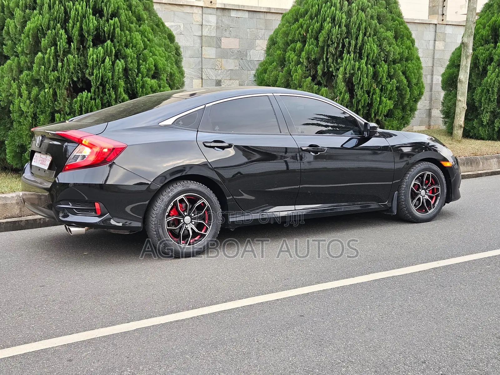 Honda Civic LX 4dr Sedan (2.0L 4cyl) 2017 Black