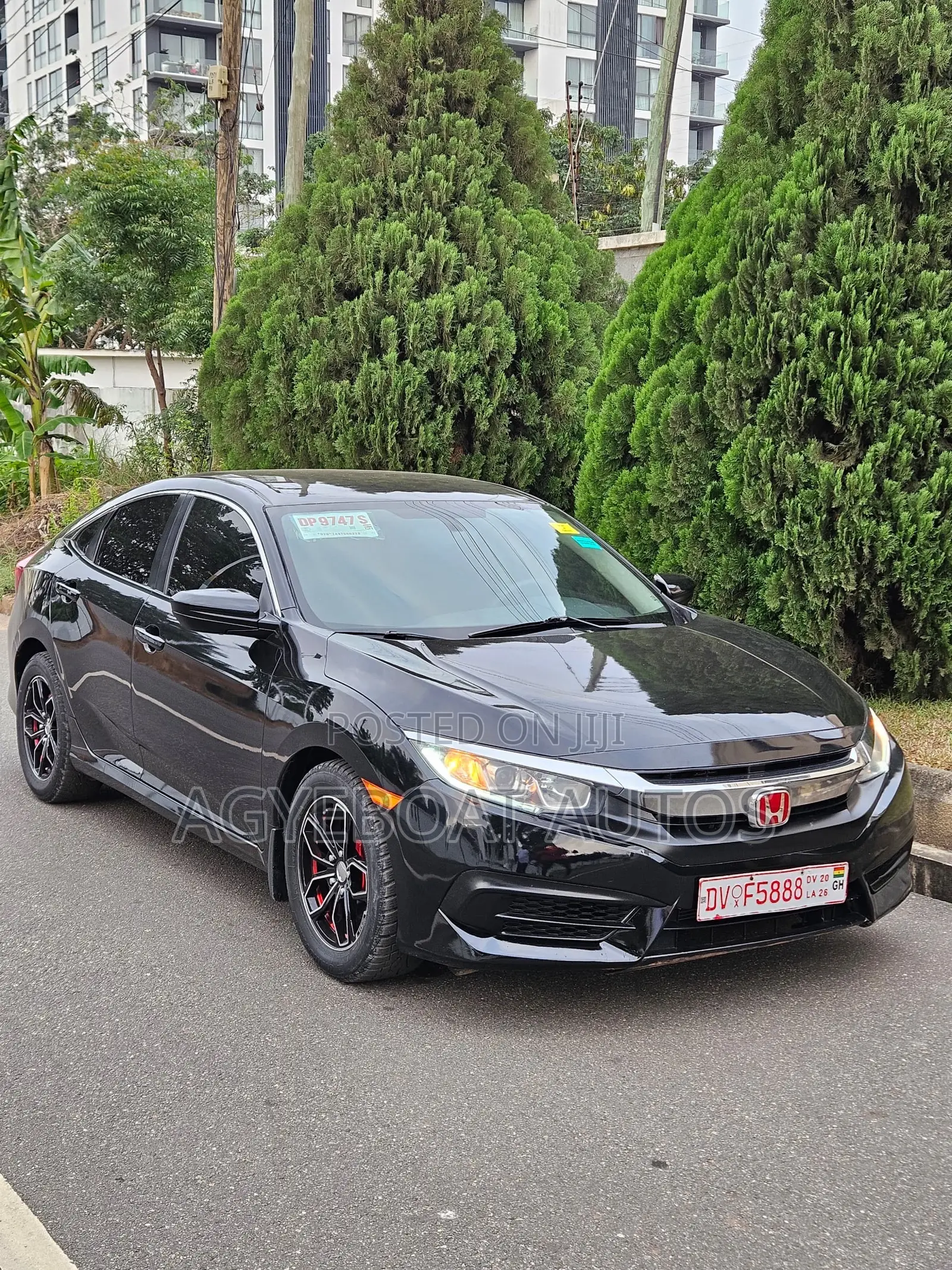 Honda Civic LX 4dr Sedan (2.0L 4cyl) 2017 Black