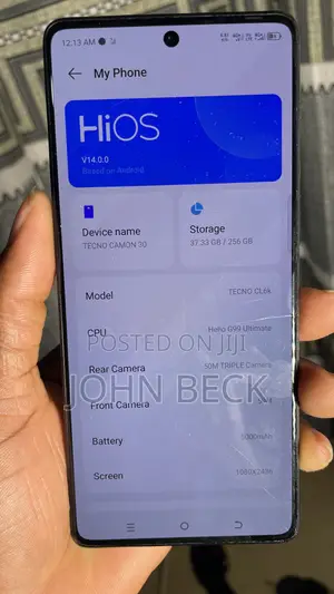 Tecno Camon 30 256 GB Black