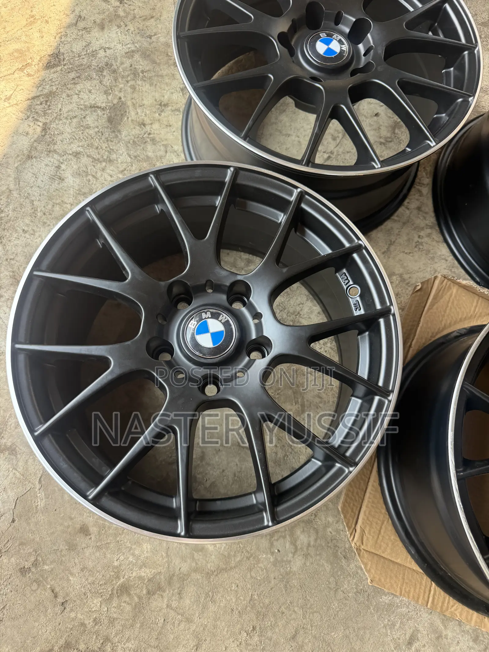 Black BMW Rims Set