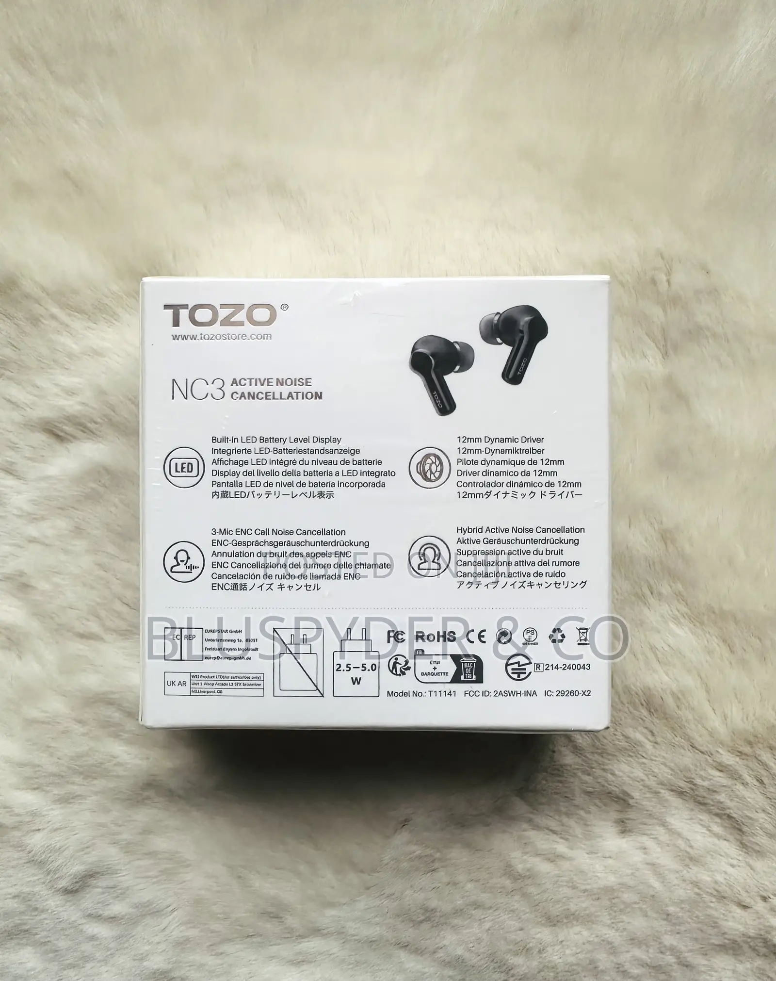 Tozo NC3 - Active Noise Cancellation Earbuds