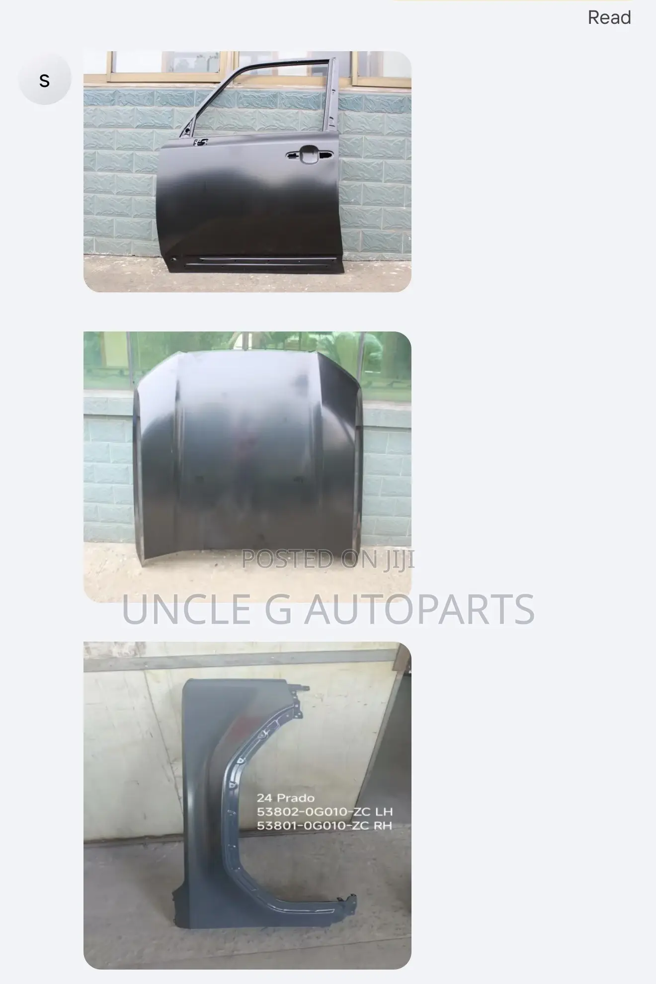 Landcruiser Prado 2025 Doors, Bonnet and Fenders