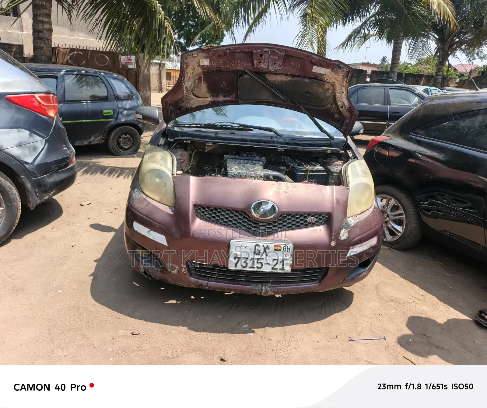 Toyota Vitz 2010 Brown
