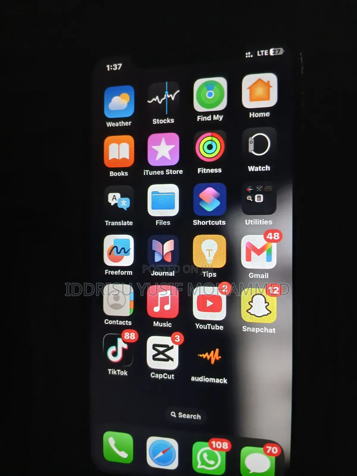 Apple iPhone XS 256 GB Black