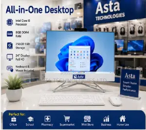 New Desktop Computer 8GB Intel Core i5 SSD 256GB