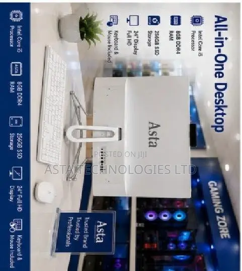New Desktop Computer 8GB Intel Core i5 SSD 256GB