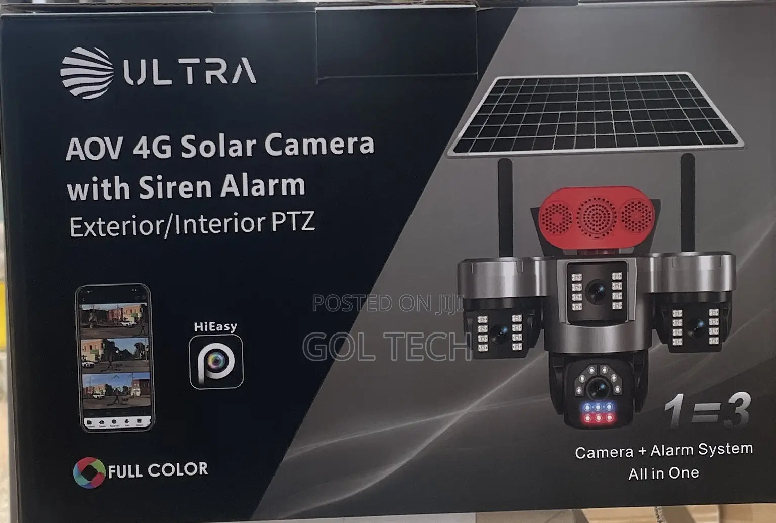 Ultra 4g Three Lens Aov Solar Camera