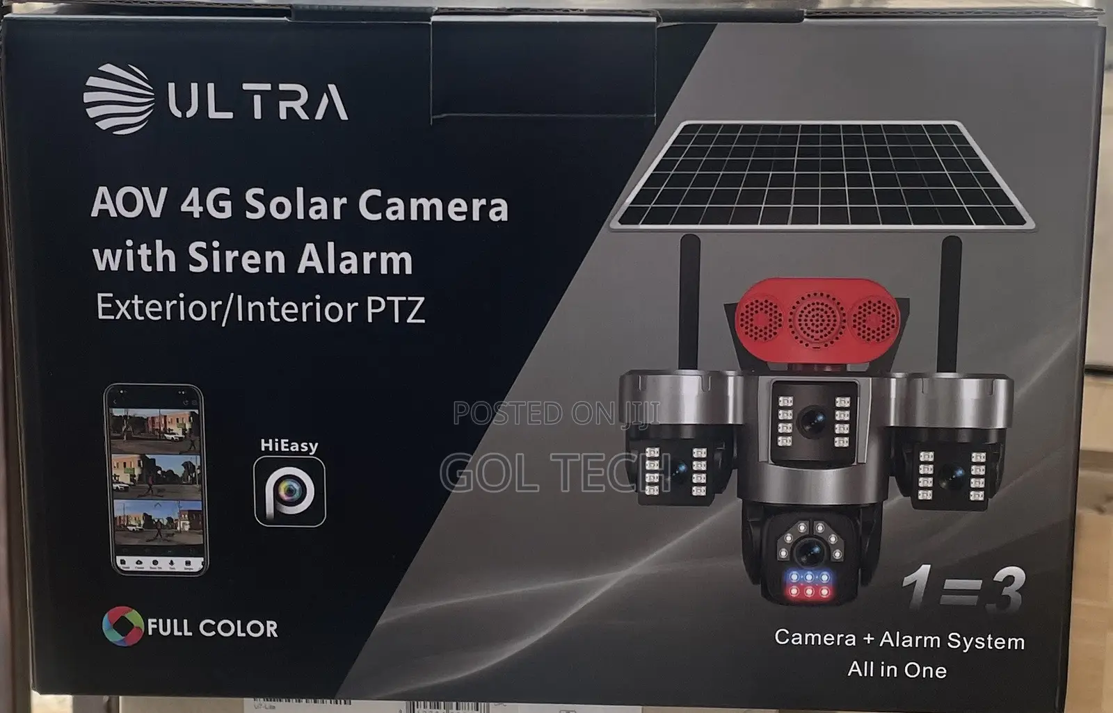 Ultra 4g Three Lens Aov Solar Camera
