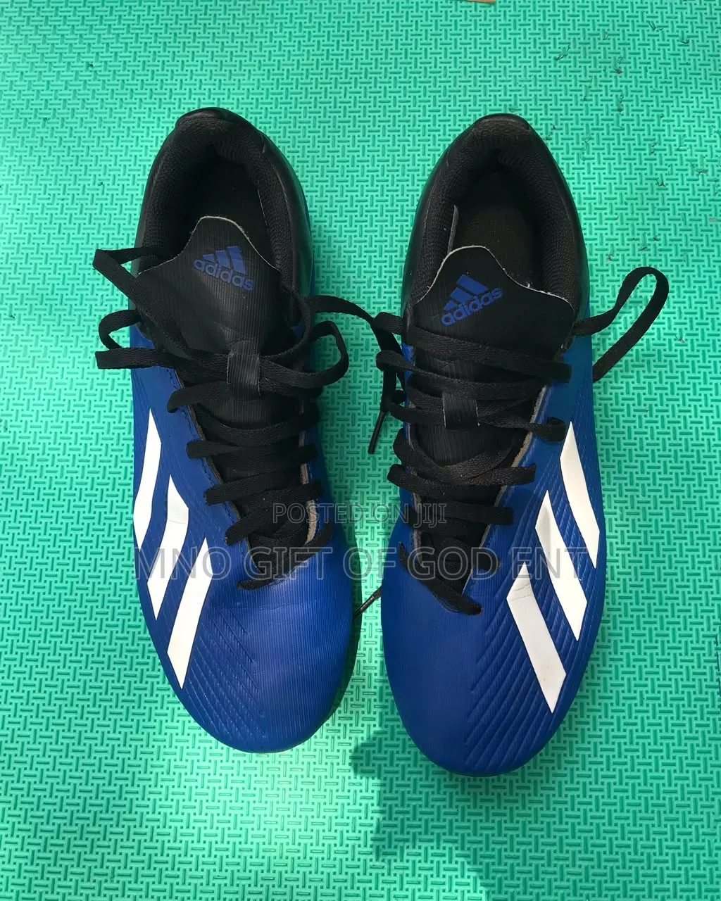 Adidas Copa Pure 2.1 FG Marinerush Men\'s 10 Blue White Soccer Cleats.
