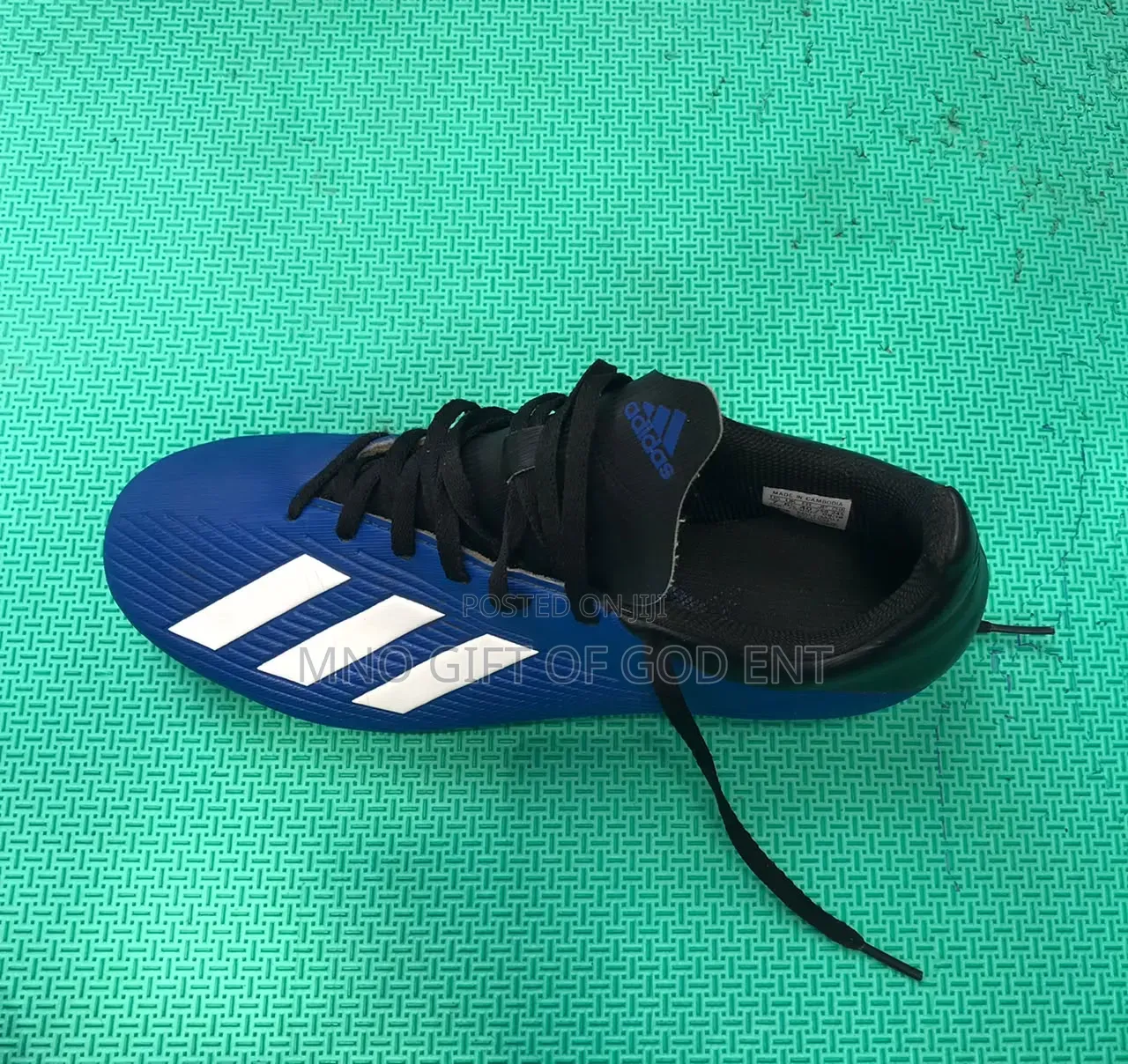Adidas Copa Pure 2.1 FG Marinerush Men\'s 10 Blue White Soccer Cleats.