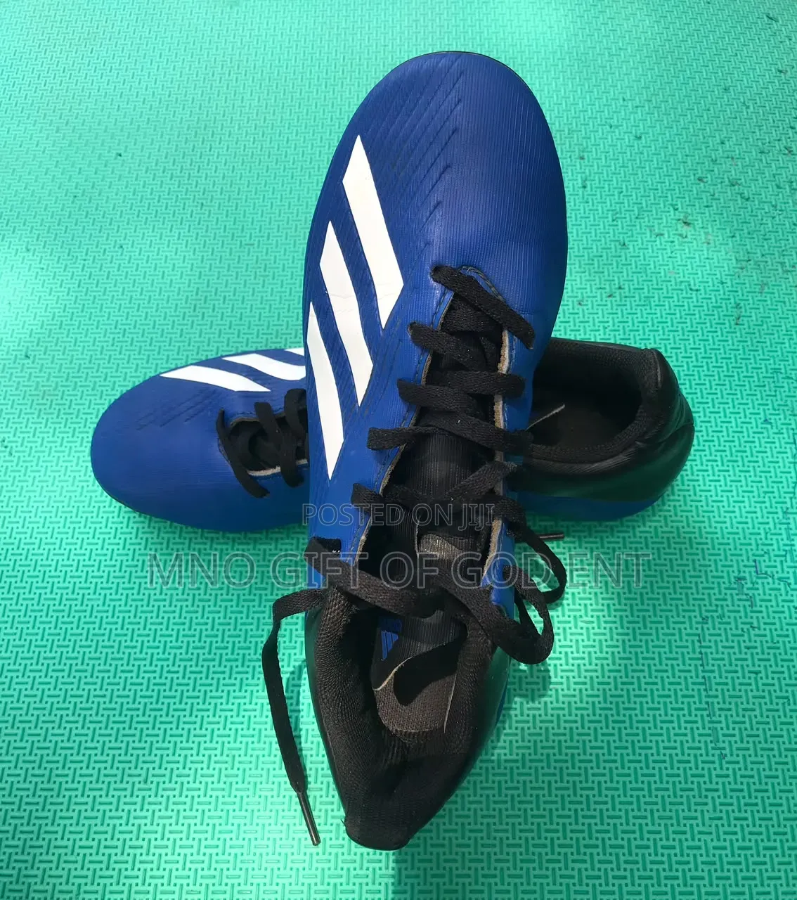 Adidas Copa Pure 2.1 FG Marinerush Men\'s 10 Blue White Soccer Cleats.