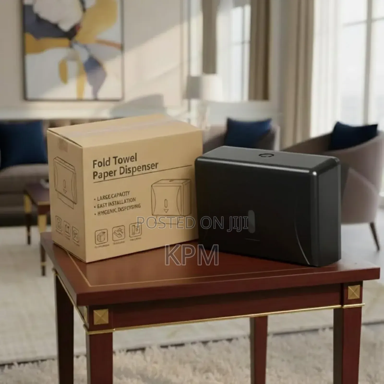 Self Mount No Drill Tissue Dispenser Box