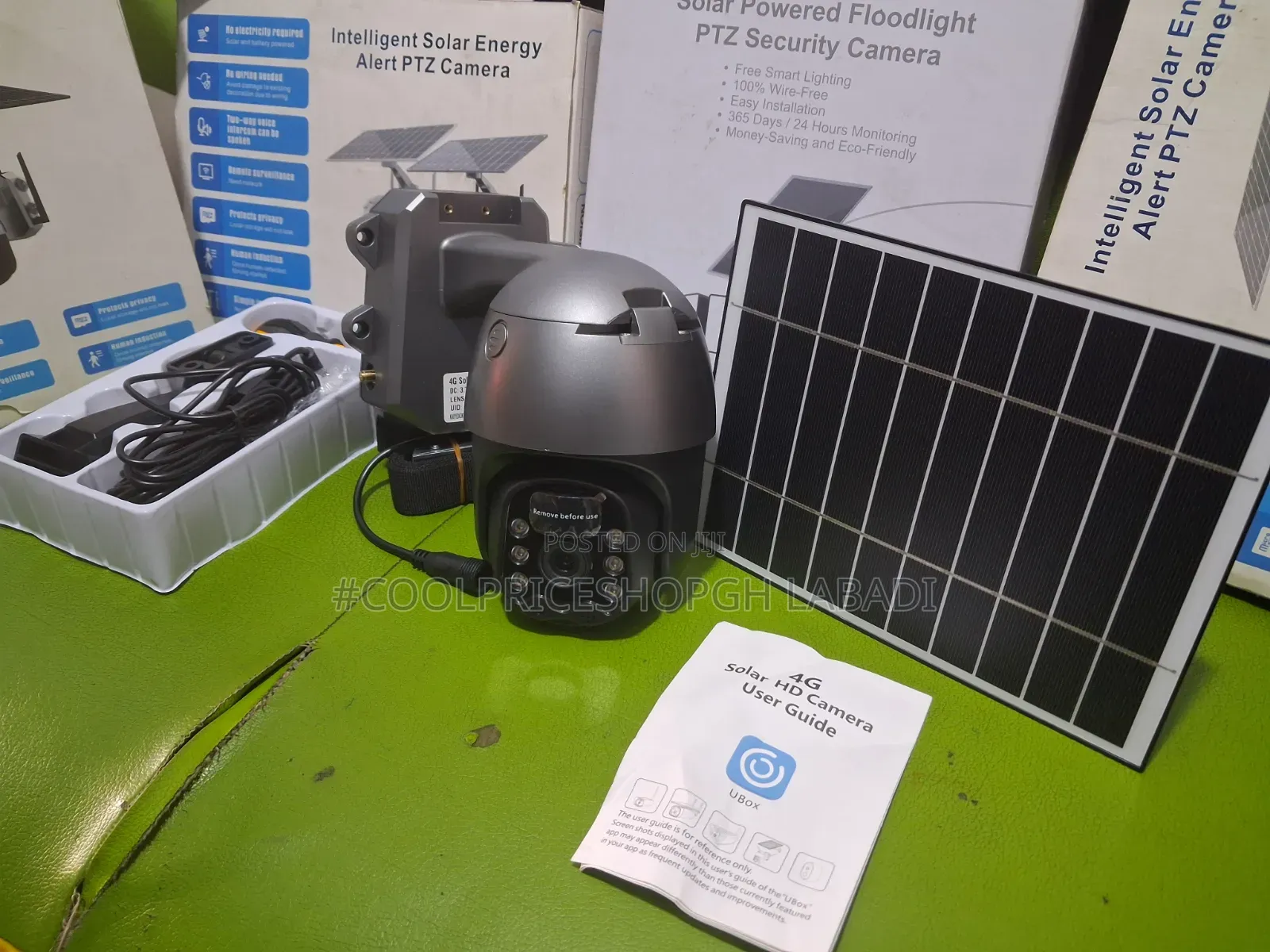 Solar Power Ubox iCam 4G Camera