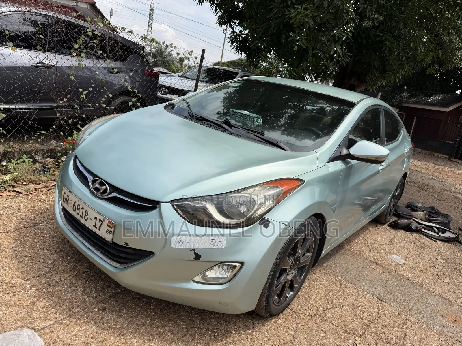 Hyundai Elantra 2012 Green
