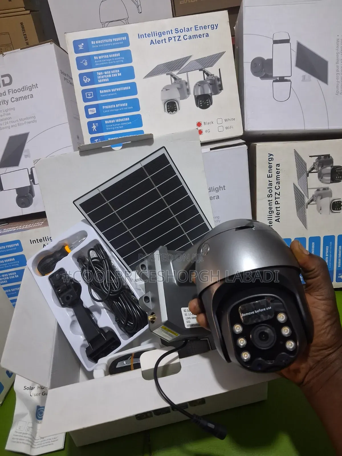 Solar Power Ubox iCam 4G Camera