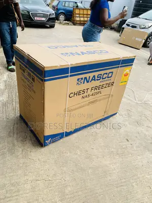 Lovely New Black NAS-425fl Chest Freezer Single Door