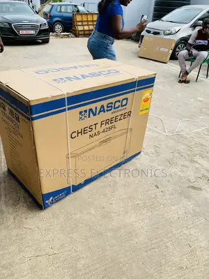 Lovely New Black NAS-425fl Chest Freezer Single Door