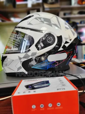 Motorcycle Helmet Flip-Up