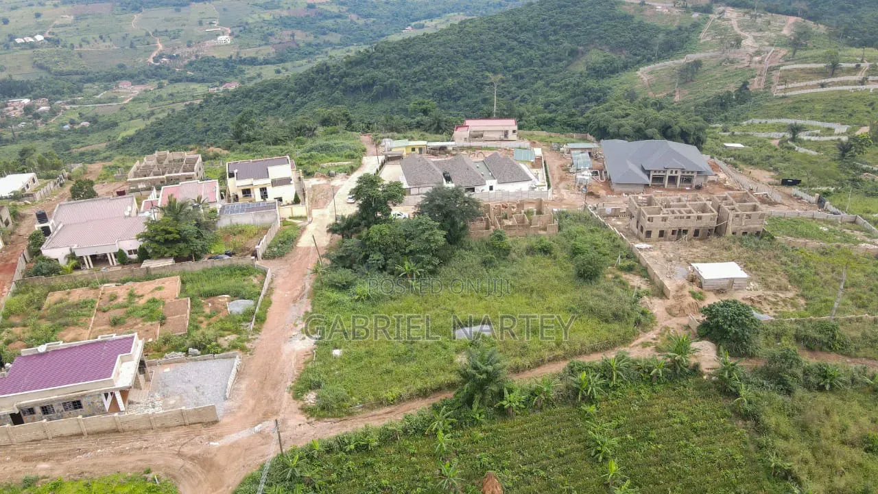 Litigation Free Estate Land With Nice Mountain View for Sale at Aburi