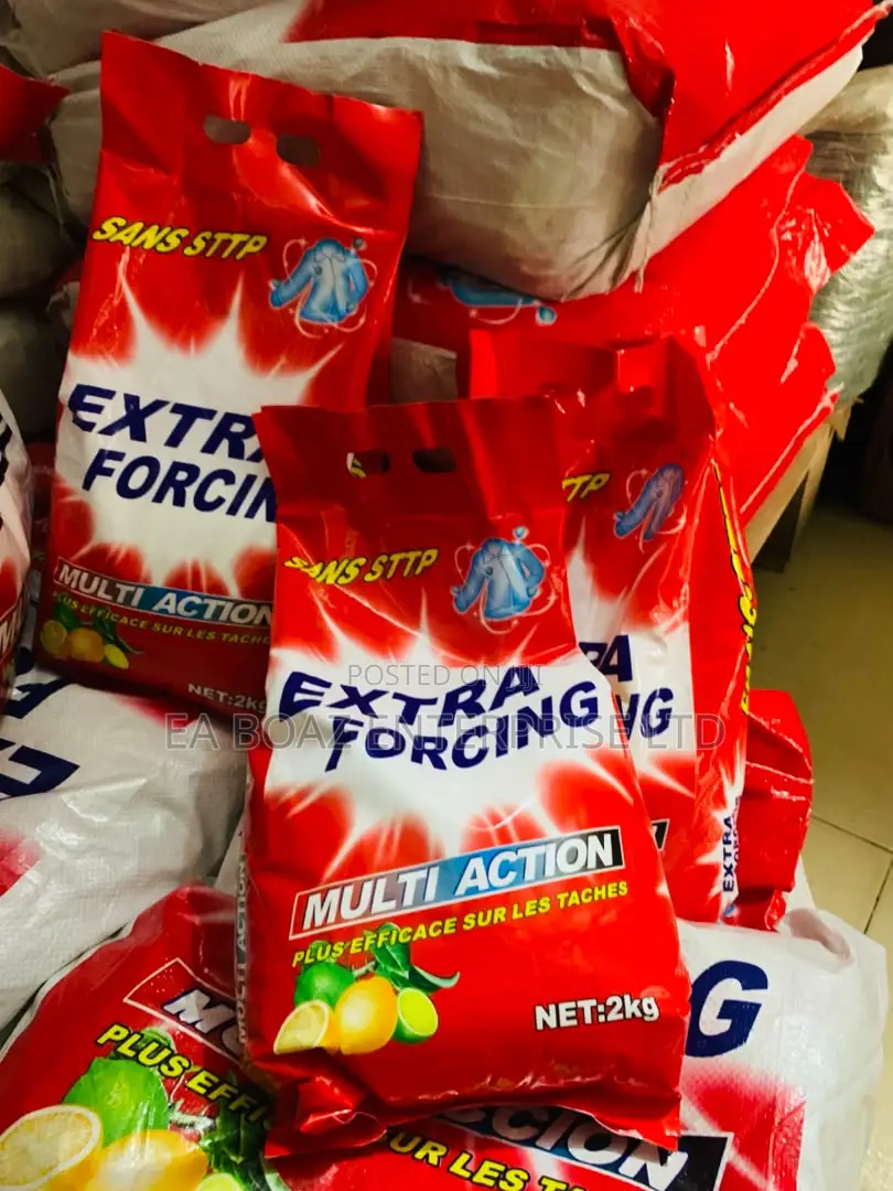 2KG Detergent Washing Powder for Laundry , Extra Forcing