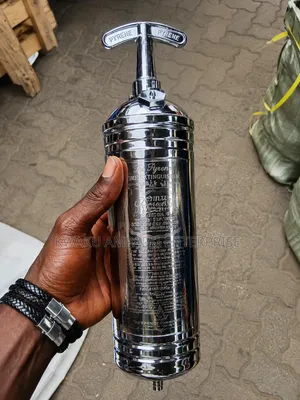 Vintage Chrome Fire Extinguisher – Pyrene Style