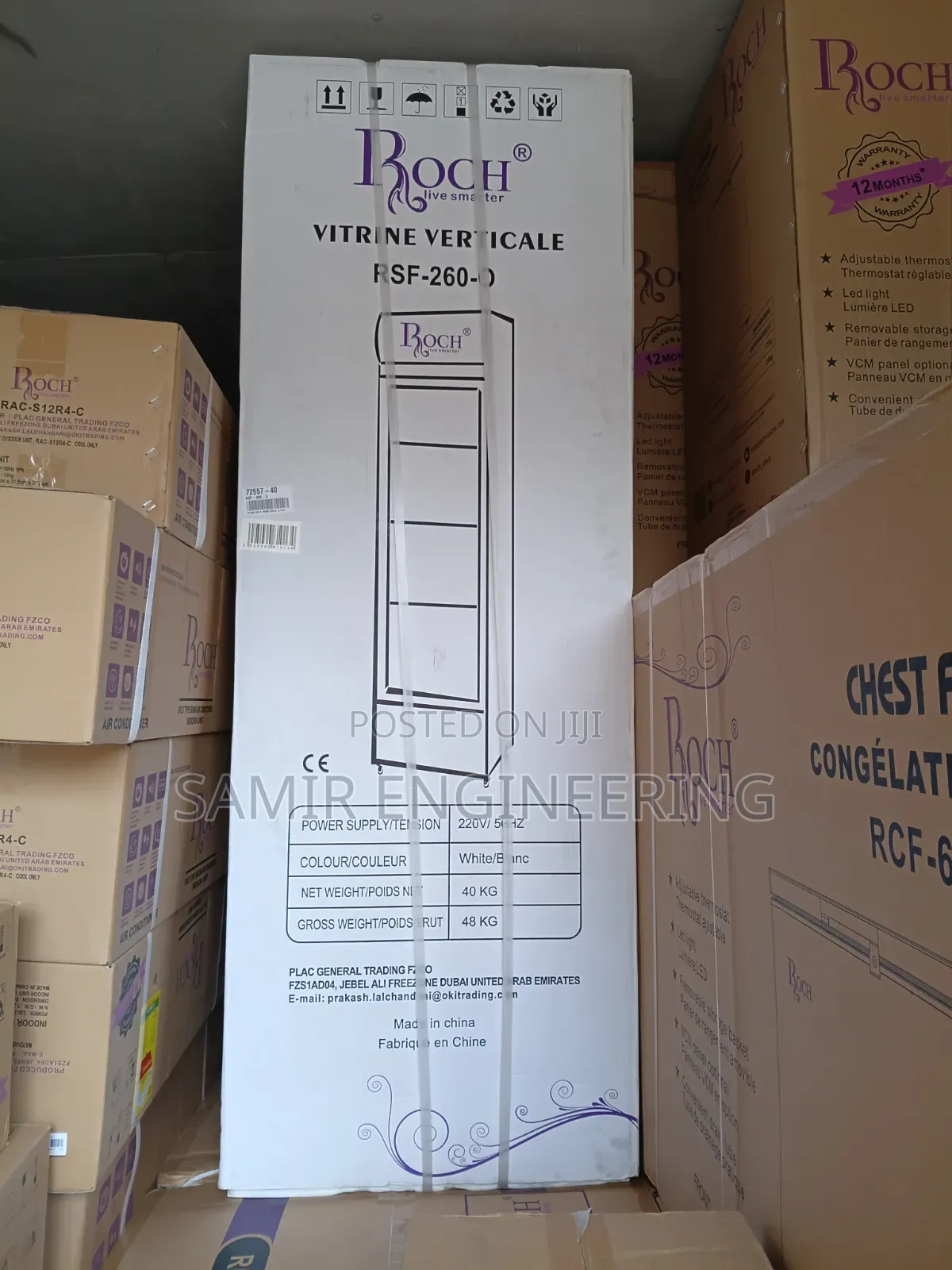 Roch CrystalClear 210L Showcase Chiller Beverage Retail Display Fridge