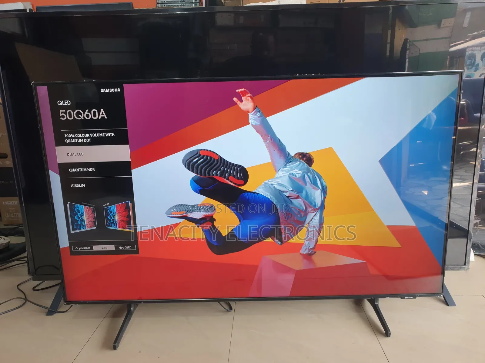 50"samsung Airslim Qled Smart Satellite TV