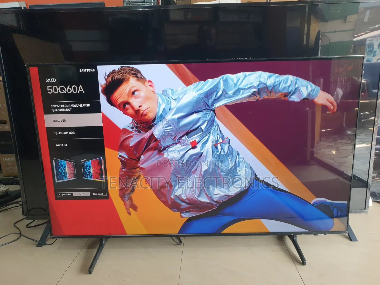 50"samsung Airslim Qled Smart Satellite TV