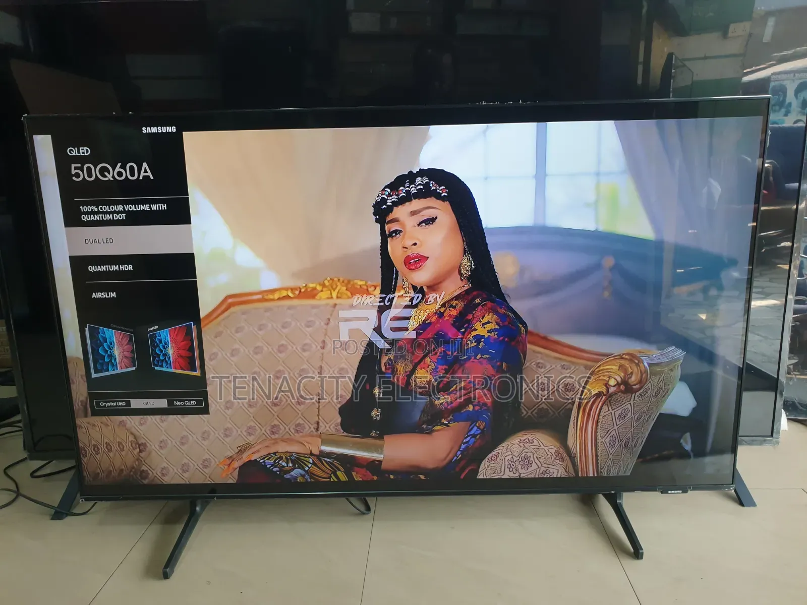 50"samsung Airslim Qled Smart Satellite TV