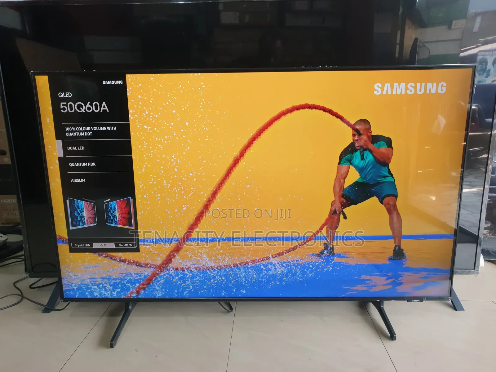 50"samsung Airslim Qled Smart Satellite TV