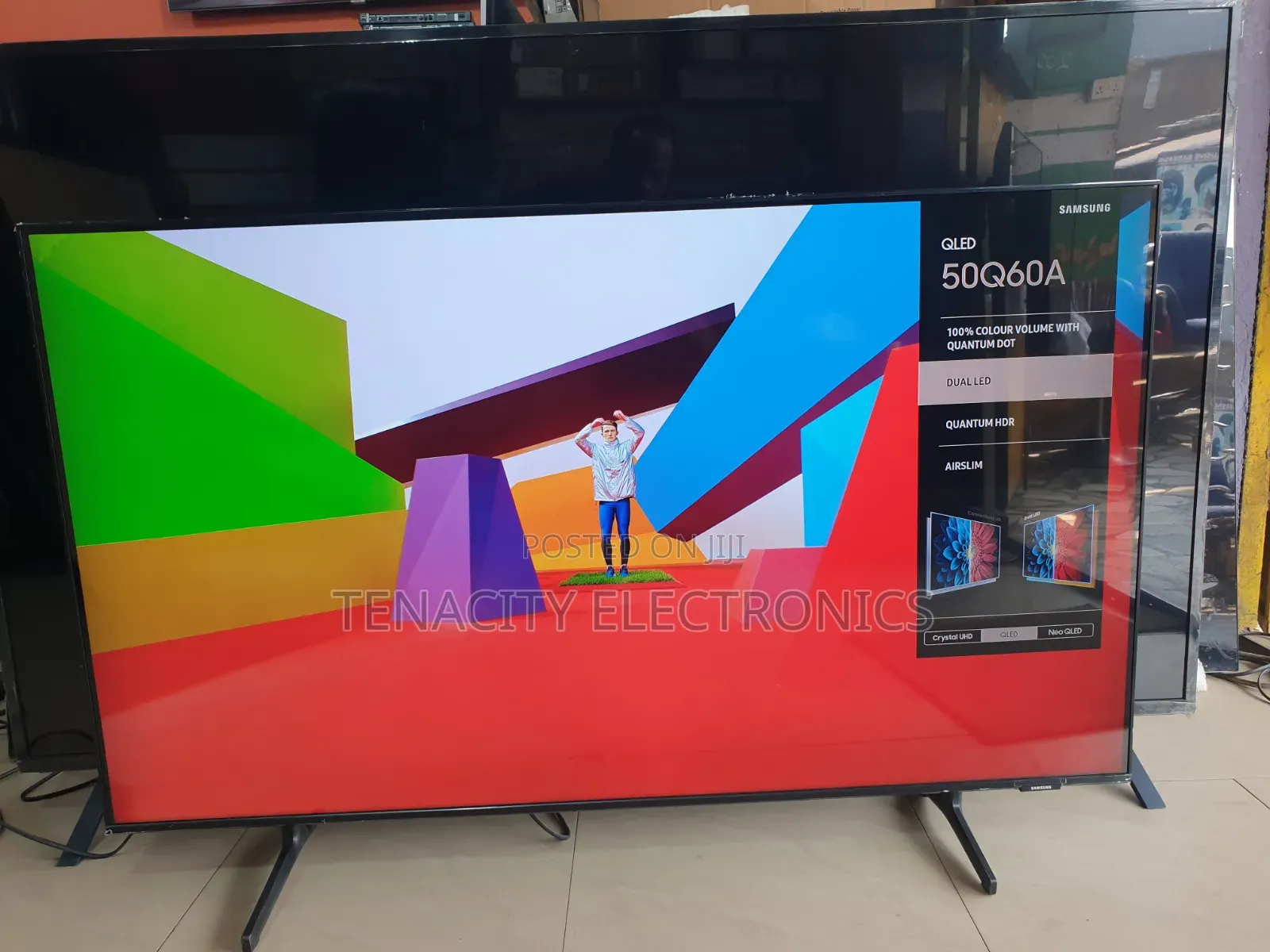 50"samsung Airslim Qled Smart Satellite TV