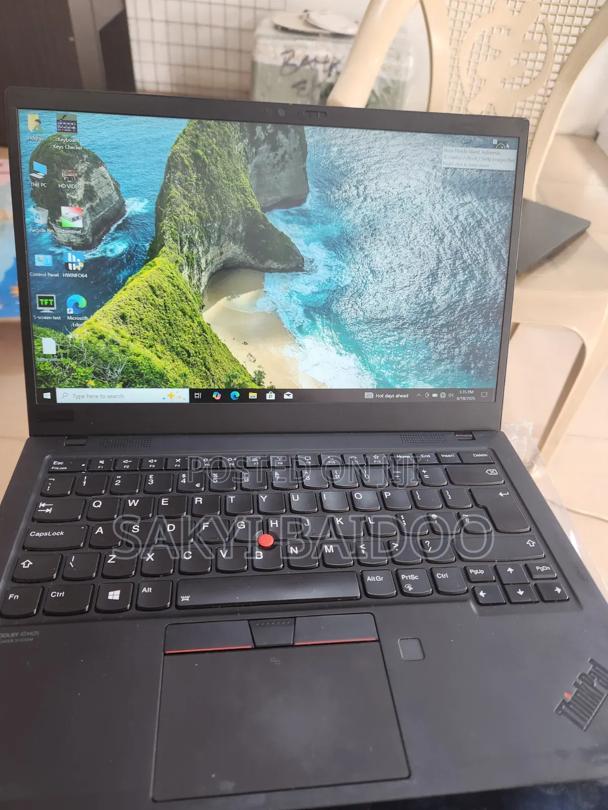 Laptop Lenovo ThinkPad X1 Carbon 16GB Intel Core i5 SSD 256GB