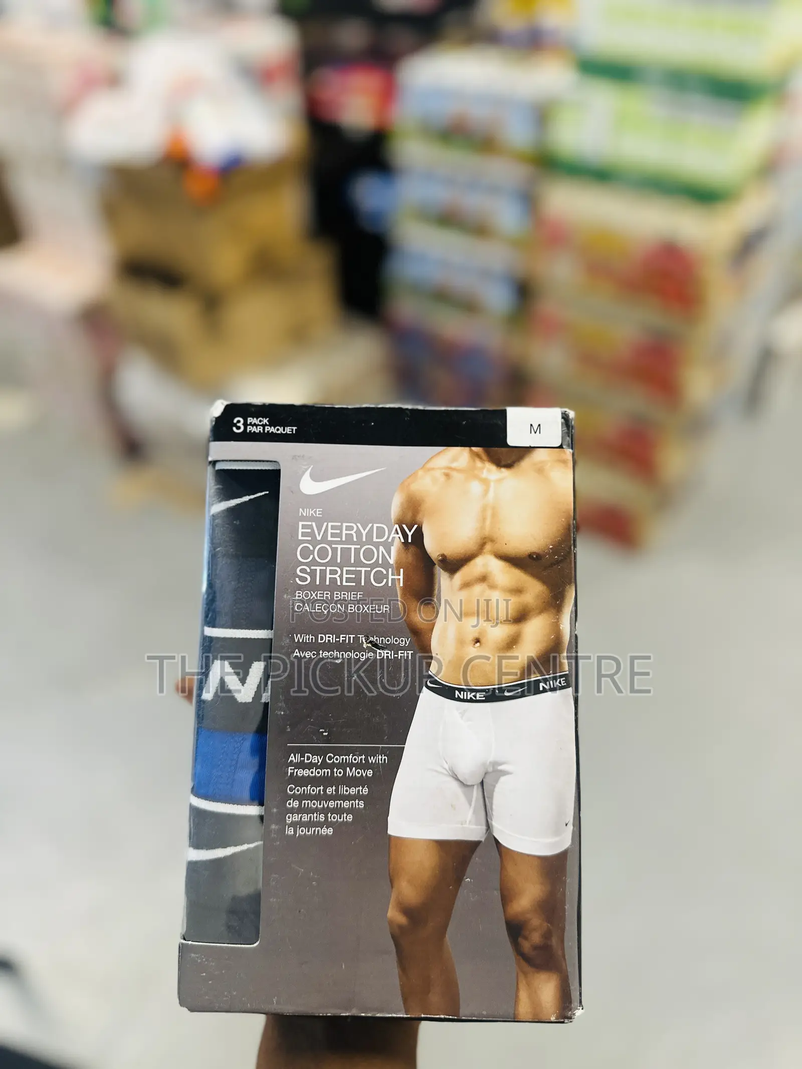 The Nike Essential Cotton Stretch Boxer Briefs 3-Pack