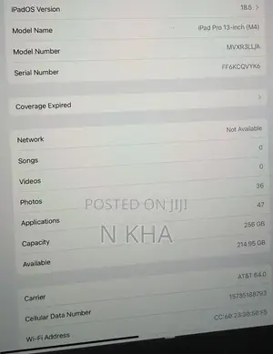 Apple iPad Pro 13 (2025) 256 GB Black