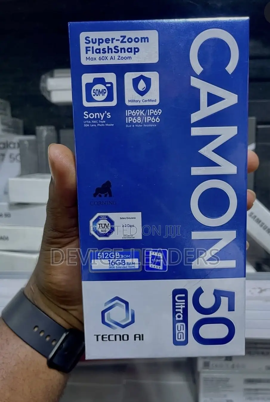 New Tecno Camon 50 Ultra 512 GB Blue