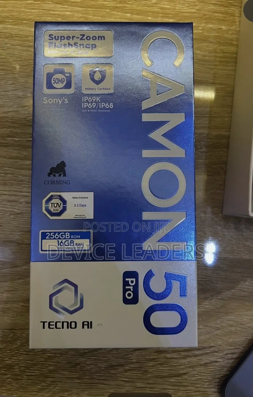 New Tecno Camon 40 Pro 5G 256 GB Blue