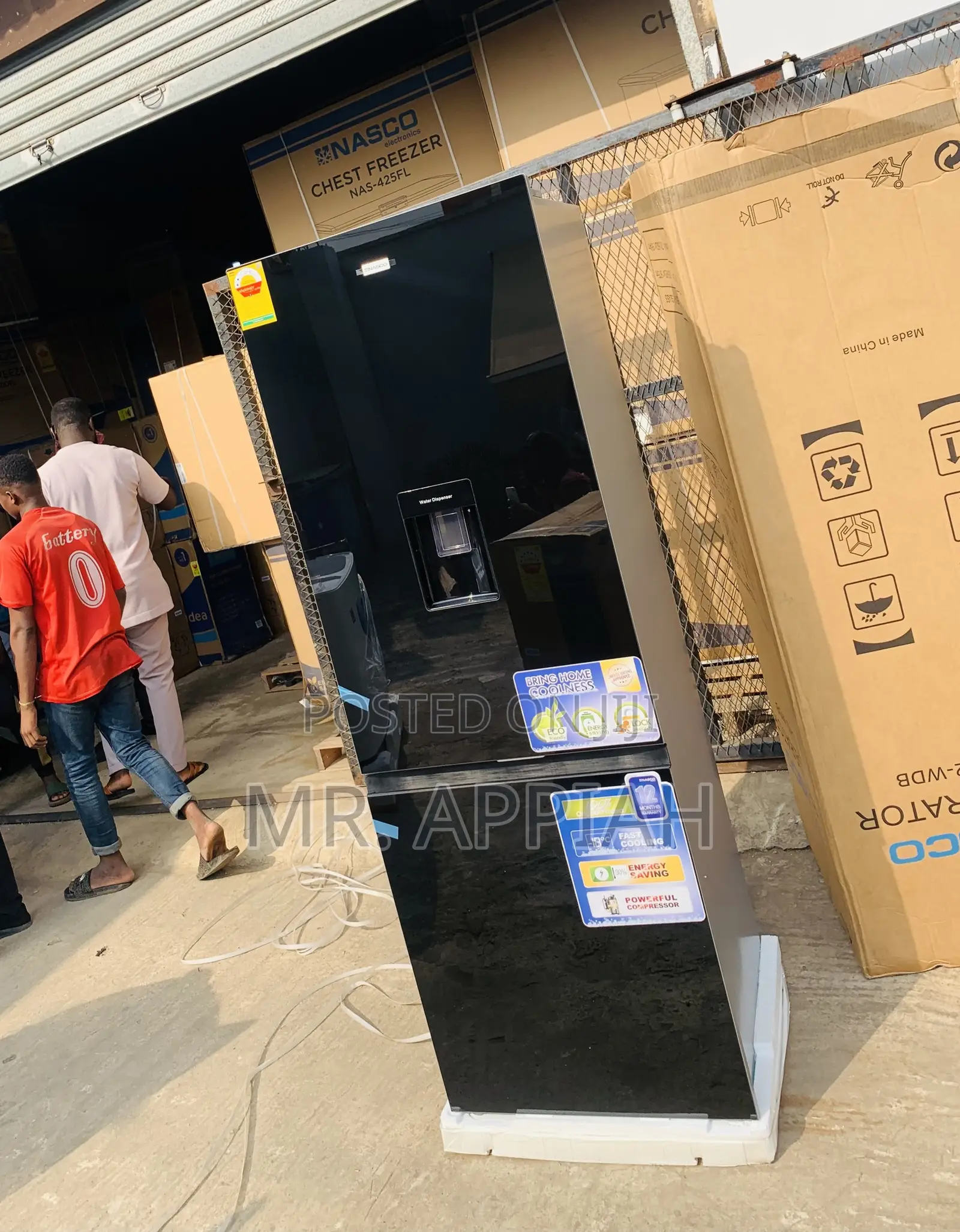 Fresh in Box Nasco Nasd 2-42 WDB 2 Door Refrigerator(Black).