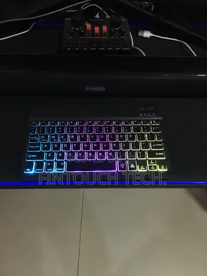 Ultra Slim Wireless Rechargeable Keyboard With RGB Light and Mouse