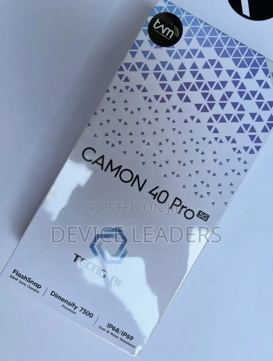 New Tecno Camon 40 Pro 5G 256 GB Blue