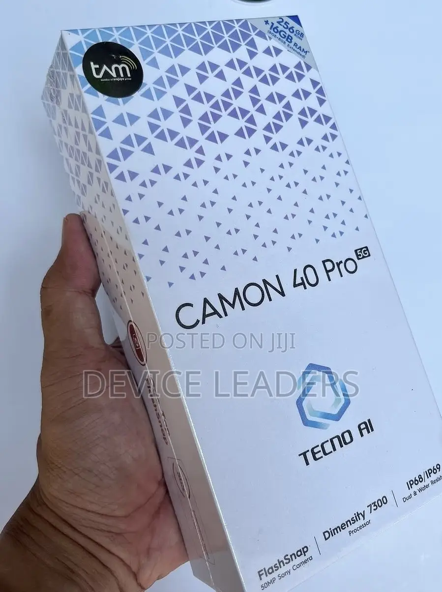 New Tecno Camon 40 Pro 5G 256 GB Blue