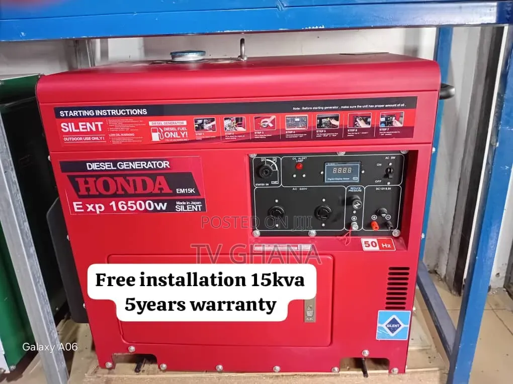 Honda 15KVA Diesel Genset – Powerful Standby Generator 15kva