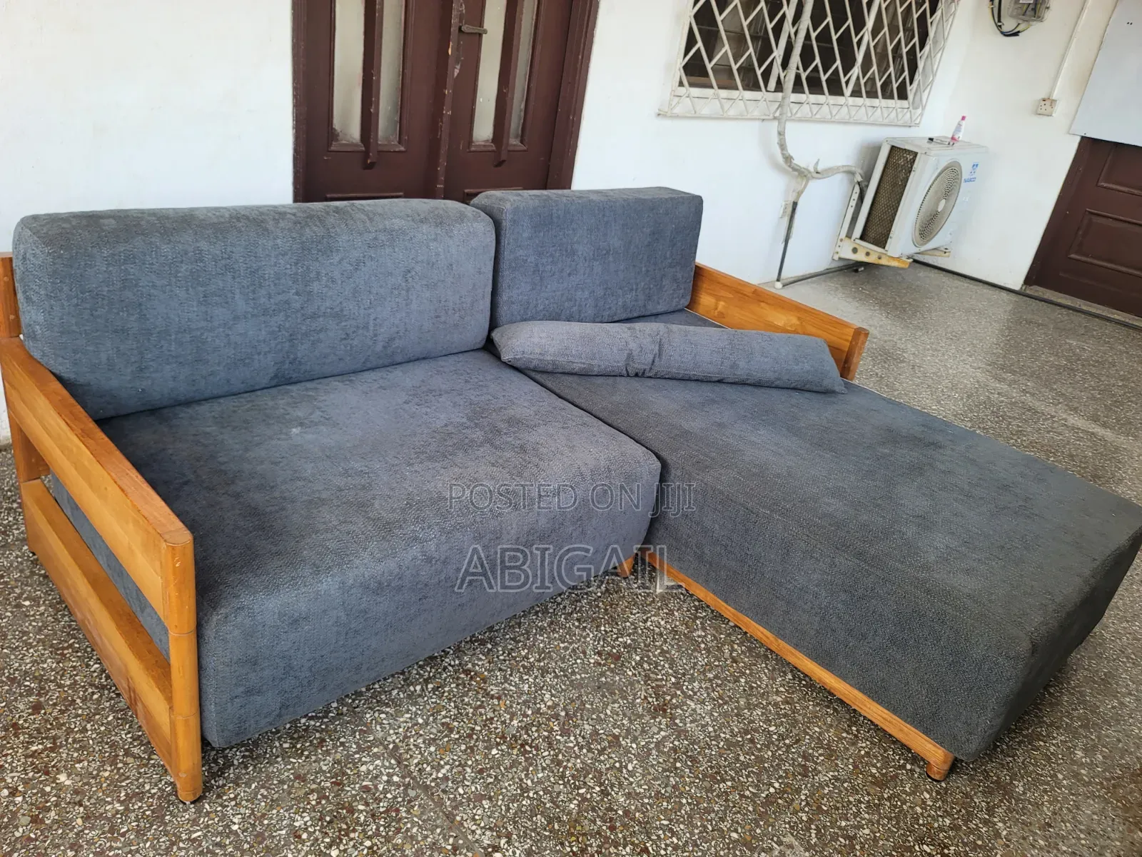 Modern L-Shaped Sofa Set and Frames