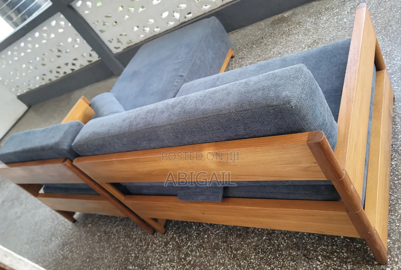 Modern L-Shaped Sofa Set and Frames