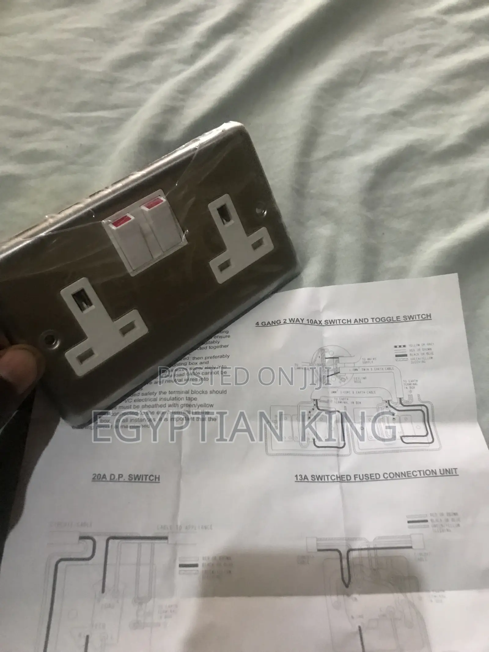 Switch 13amp 2 Gang