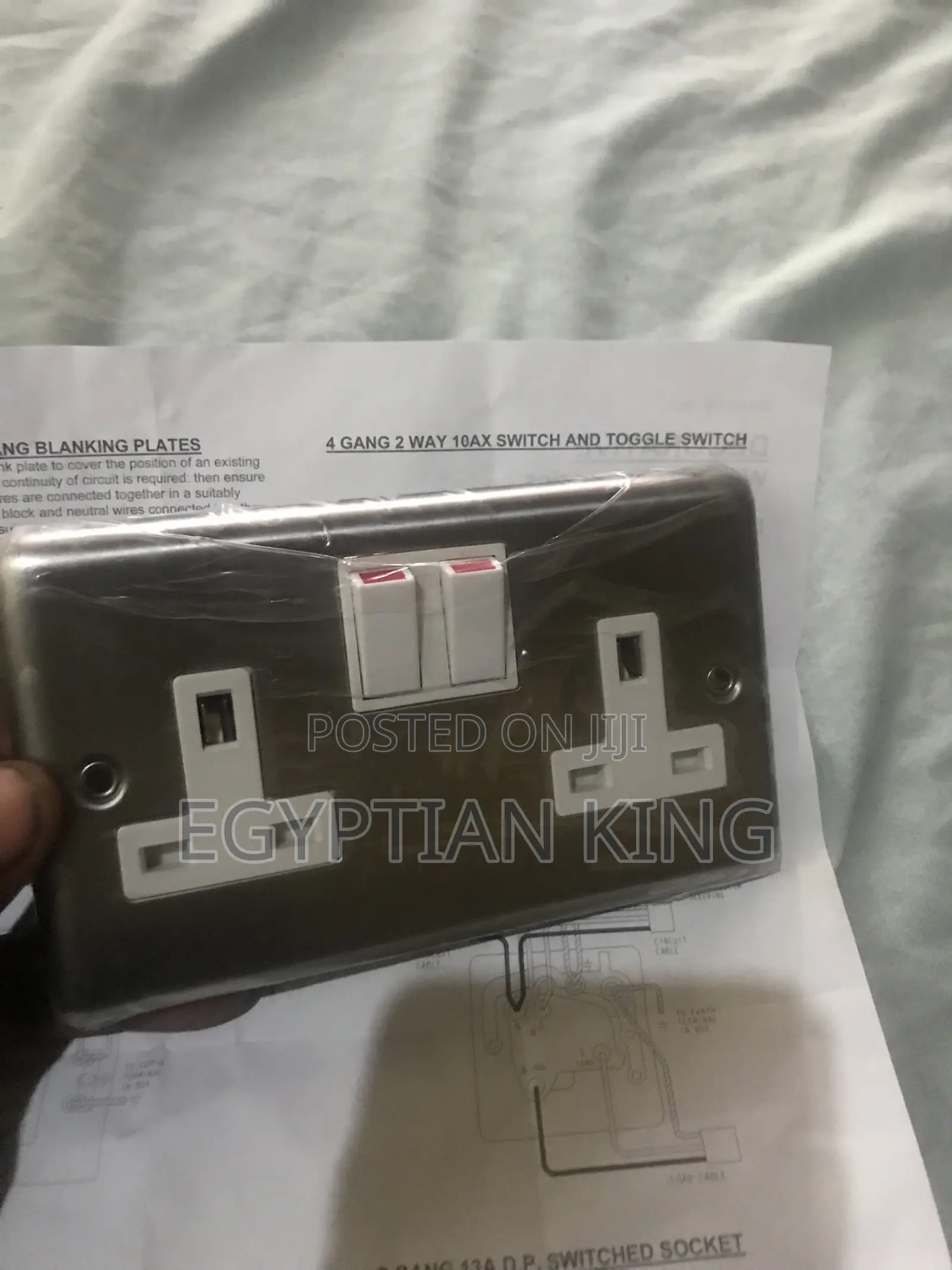 Switch 13amp 2 Gang