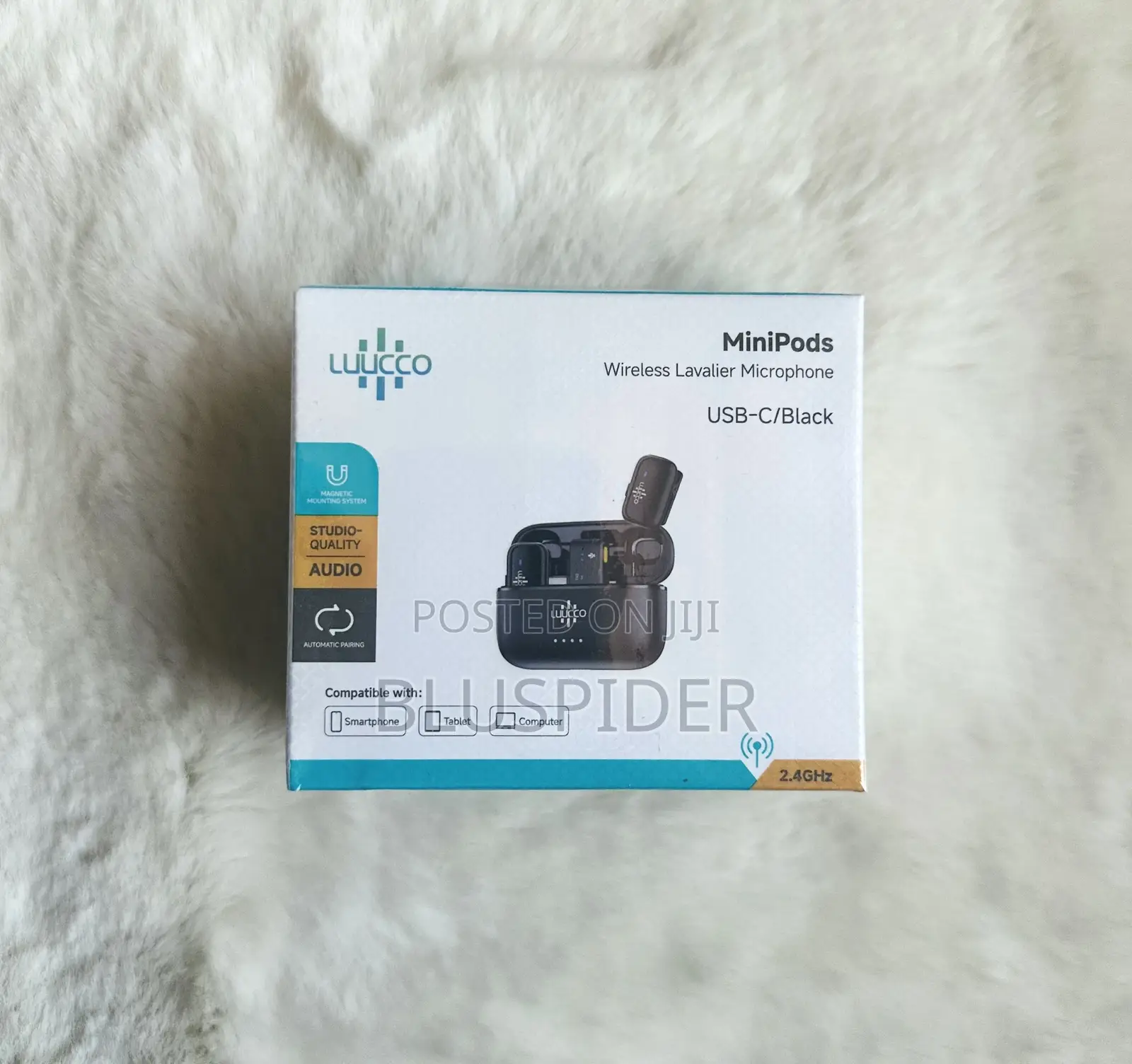Luucco Minipods (USB-C) Type C Wireless Lavalier Microphone
