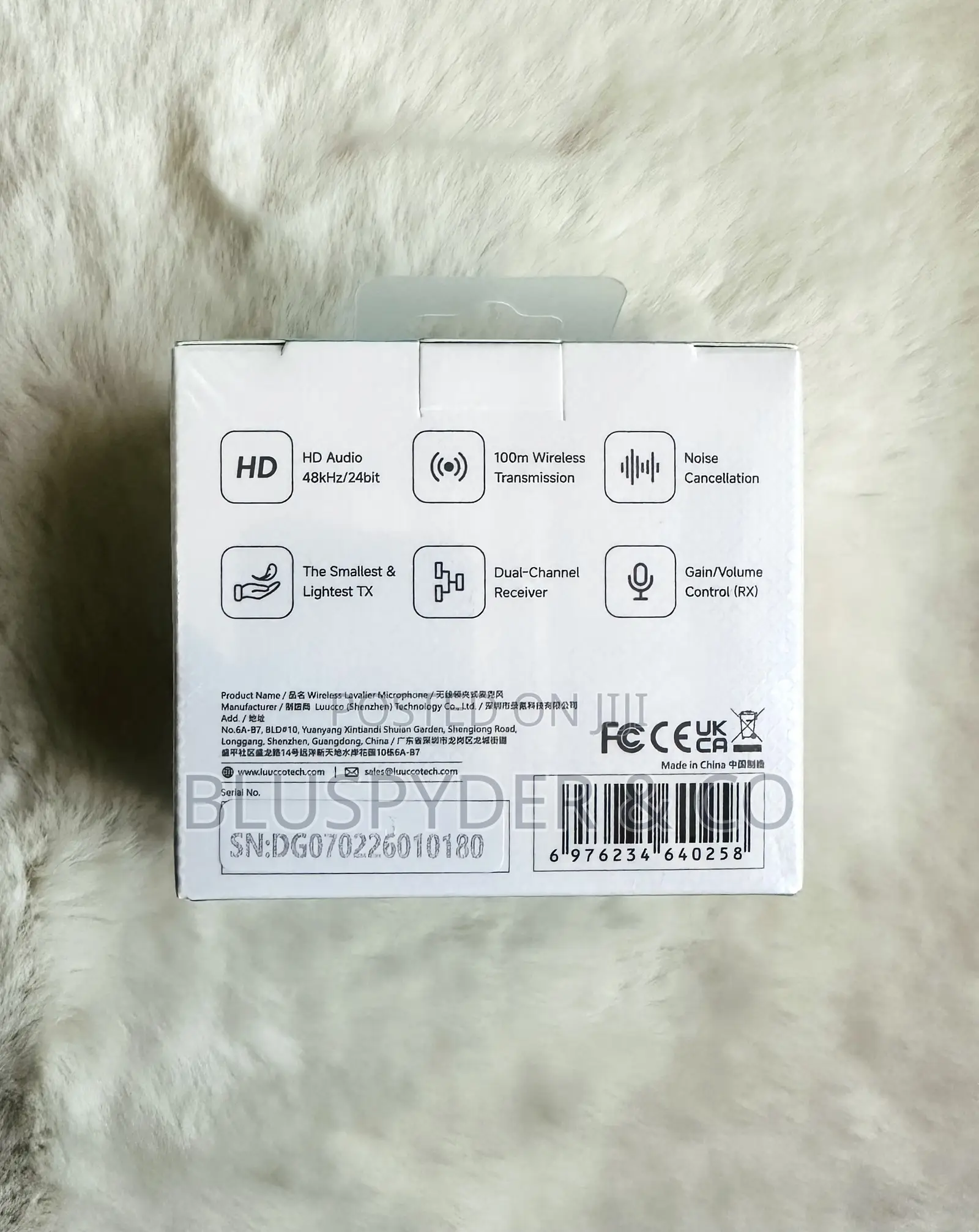 Luucco Minipods (USB-C) Type C Wireless Lavalier Microphone